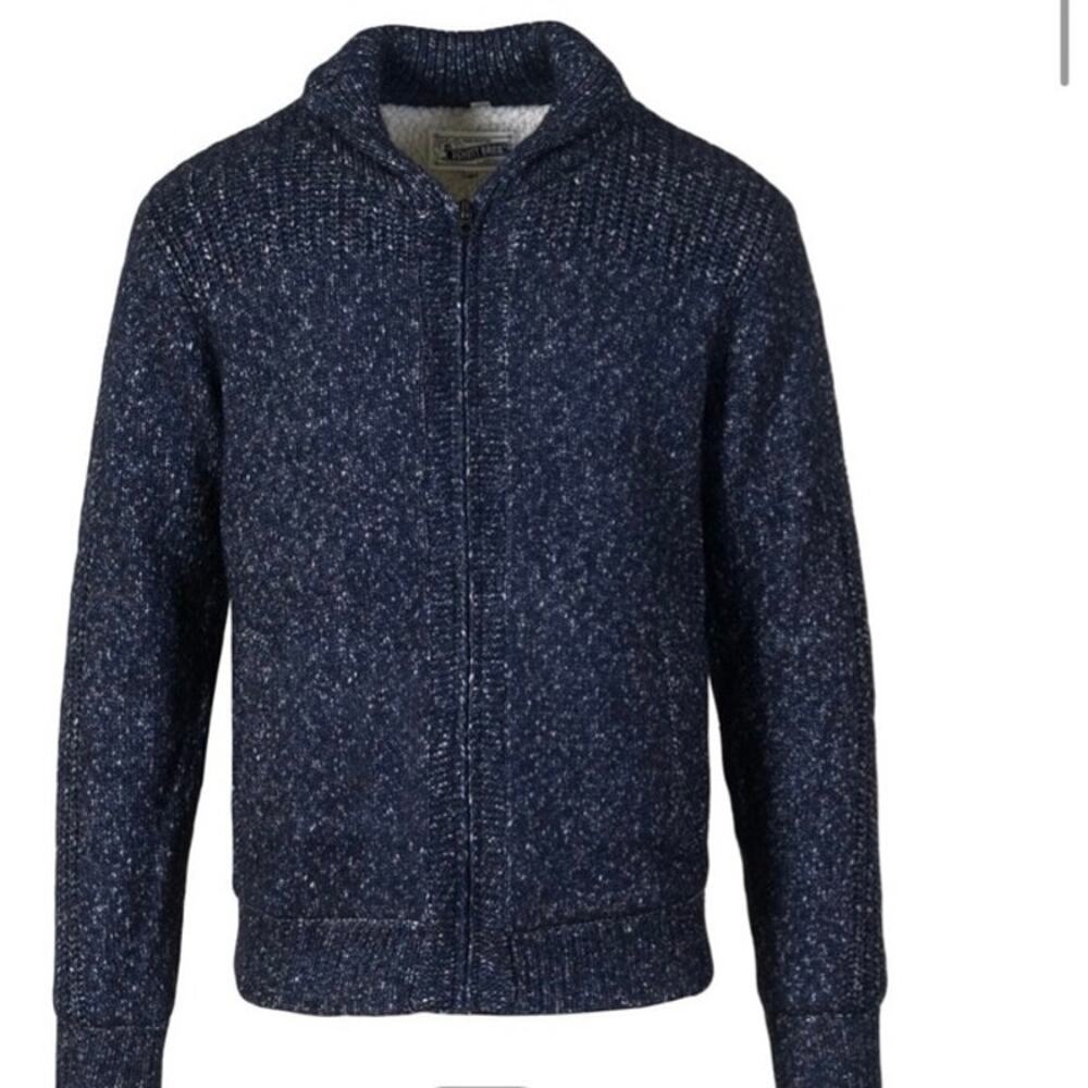 SCHOTT BROS MENS FLEECE LINED SEATER JACKET SMALL